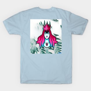 mystic queen of the forest illustration T-Shirt
